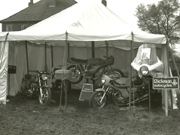An early Rickman Motorcycle stall