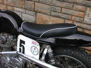 Seat on a Rickman Motorcycle